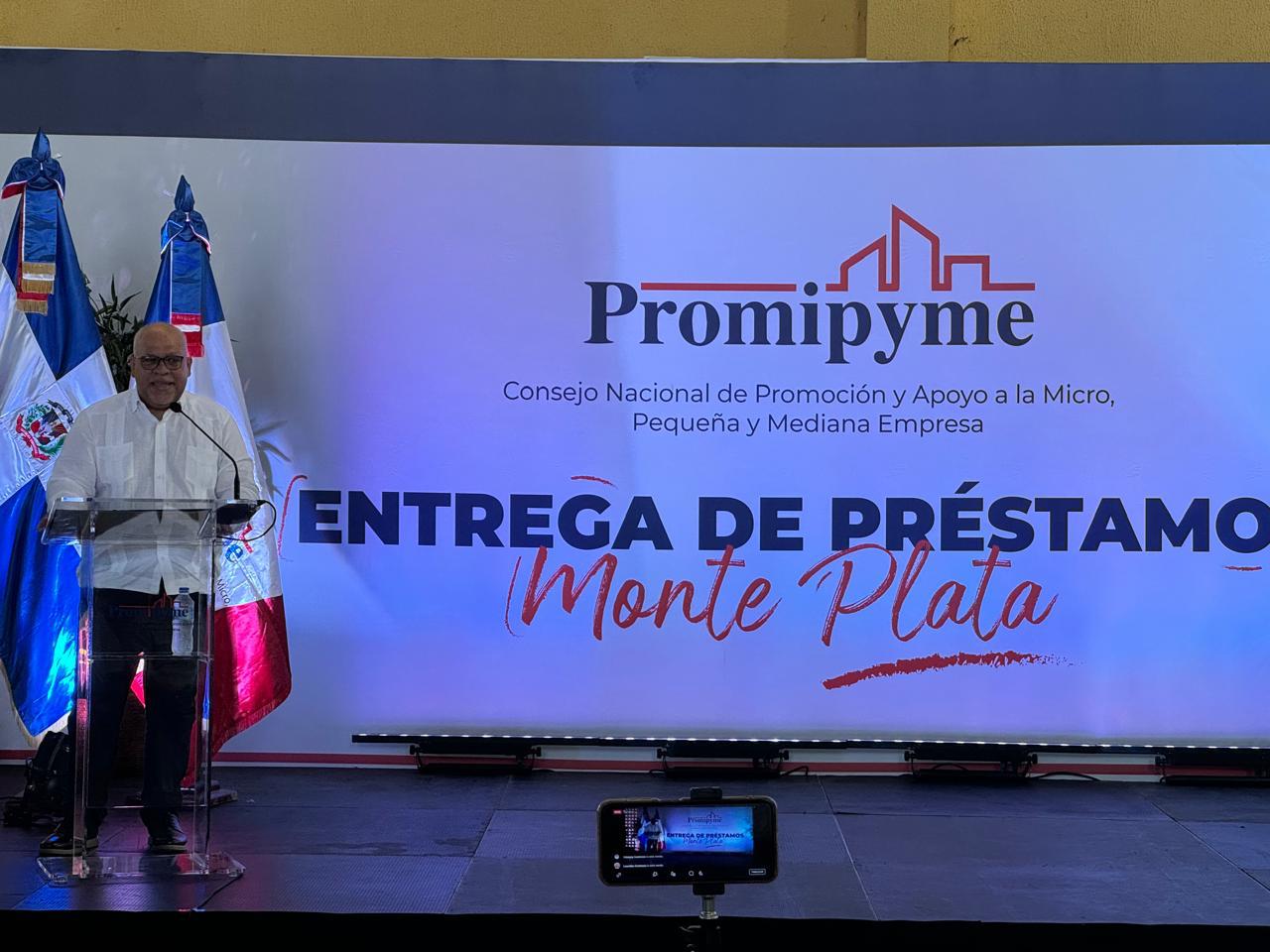Promipyme impacta economía de Monte Plata con desembolso de RD$47 millones